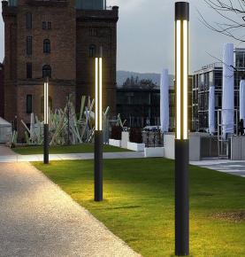 C3017-B Waterproof IP55 LED Modern Outdoor Garden Post Lights Pole Lamp Path Lights