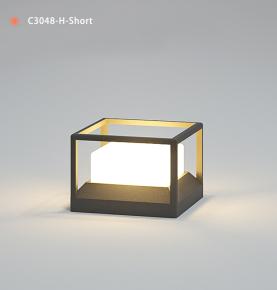 Waterproof Outdoor garden Solar Pillar light Fence wall light gate door lamp