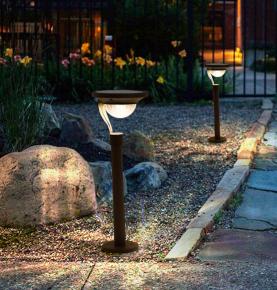 LED Solar Lawn Lights Outdoor Waterproof Garden LED Bollard Light Energy Saving Floor Solar Lawn Lamp Decoration Lighting